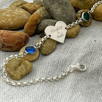 Thumbnail for Pulsera de pareja Heart Personalizado - nativosjewelry