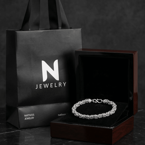 Punto Peruano Tradición 3mm — Silver Bracelet 950 - nativosjewelry