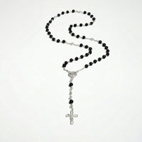 Thumbnail for Rosario con Ónix — Plata 950 - nativosjewelry
