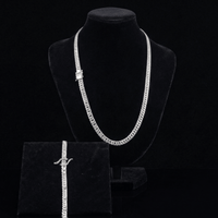Thumbnail for Set Malla 4 mm — Cadena y Pulsera Plata 950 - nativosjewelry