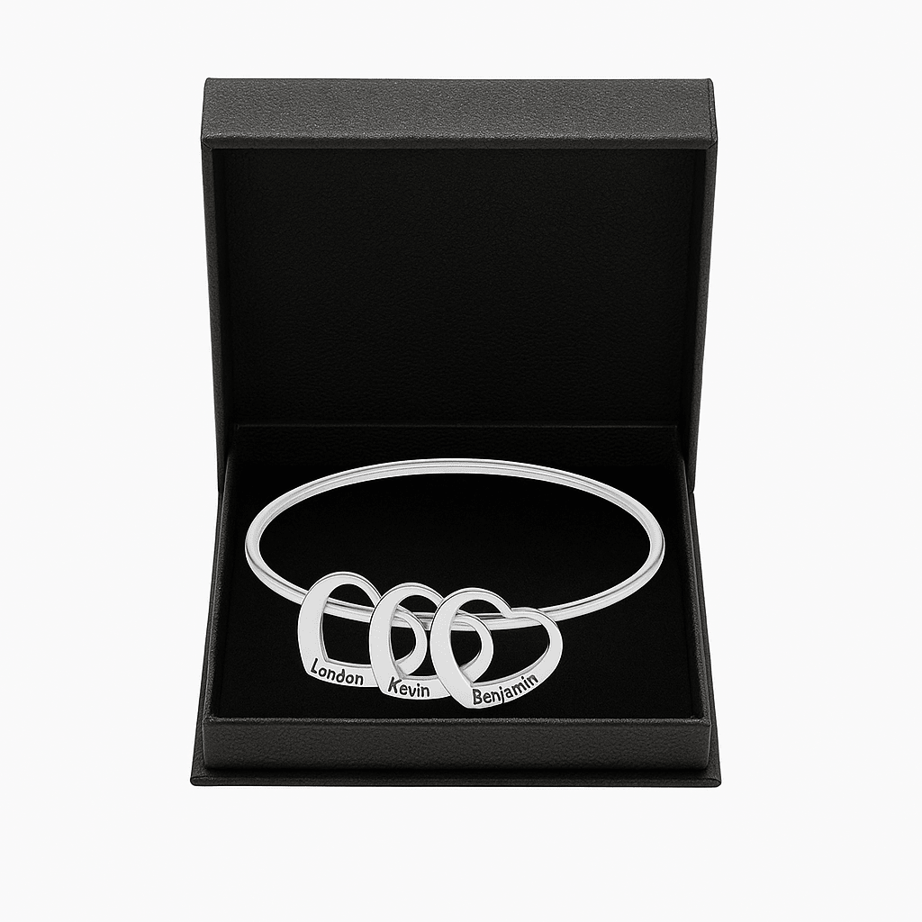 Brazalete con dije personalizado de Plata 950 - nativosjewelry
