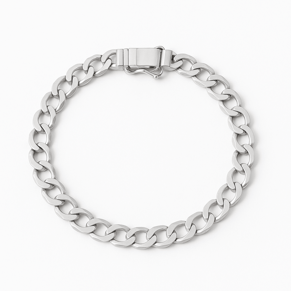 Hexagonal Precisión 6mm — Silver Bracelet 950 - nativosjewelry