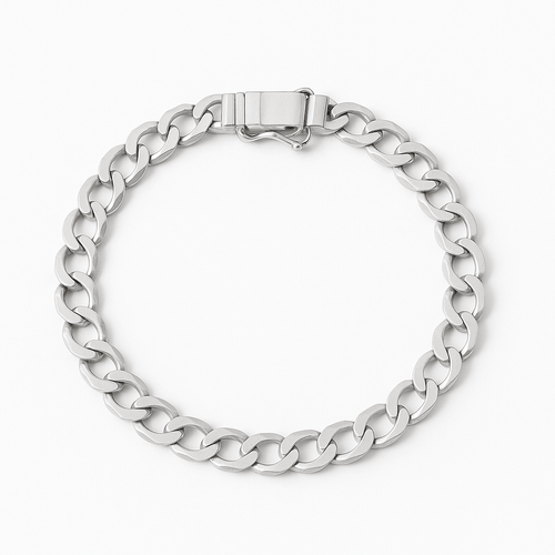 Hexagonal Precisión 6mm — Silver Bracelet 950 - nativosjewelry