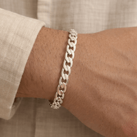Thumbnail for Hexagonal Precisión 6mm — Silver Bracelet 950 - nativosjewelry