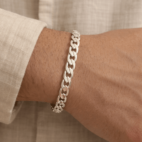 Hexagonal Precisión 6mm — Silver Bracelet 950 - nativosjewelry