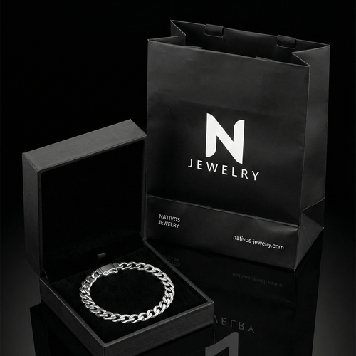 Hexagonal Precisión 6mm — Silver Bracelet 950 - nativosjewelry