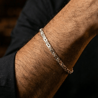 Thumbnail for Mónaco Sutil — 3 mm Silver Bracelet 950 - nativosjewelry