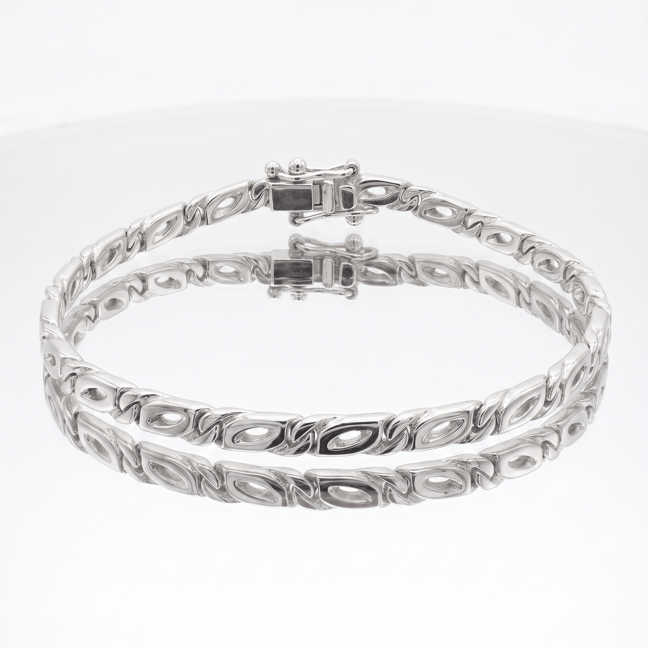 Mónaco Sutil — 3 mm Silver Bracelet 950 - nativosjewelry