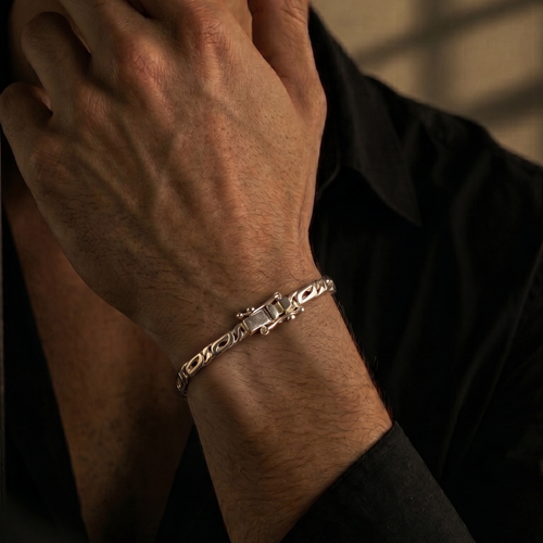 Mónaco Sutil — 3 mm Silver Bracelet 950