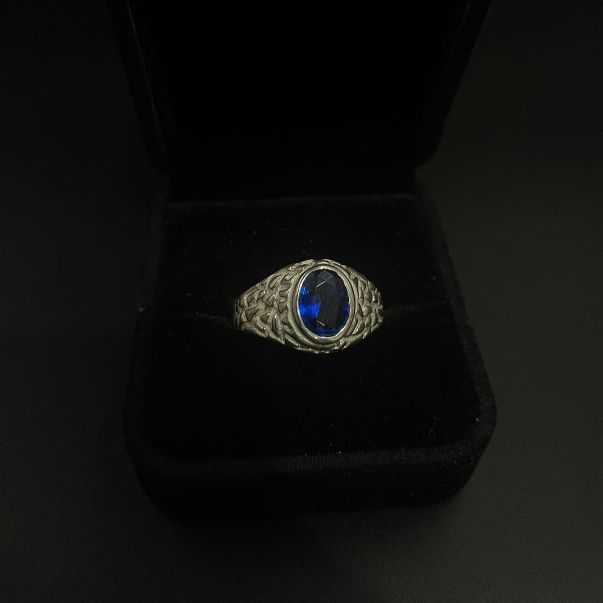 Pack Anillo labrado y Pulsera Fígaro de Plata 950 - nativosjewelry