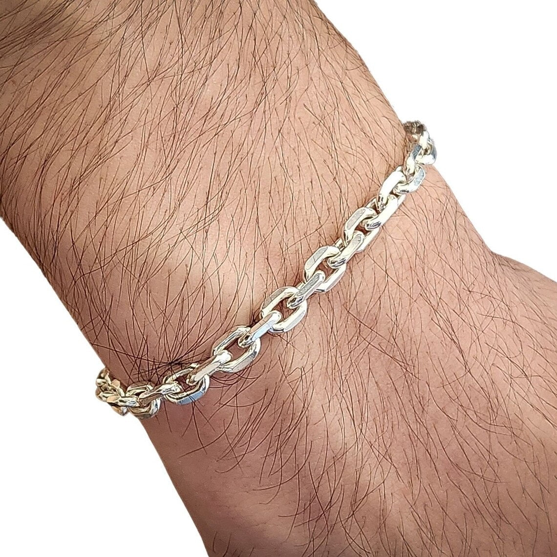 Forcet Versátil 3mm — Silver Bracelet 950 Adjustable (21cm) - nativosjewelry