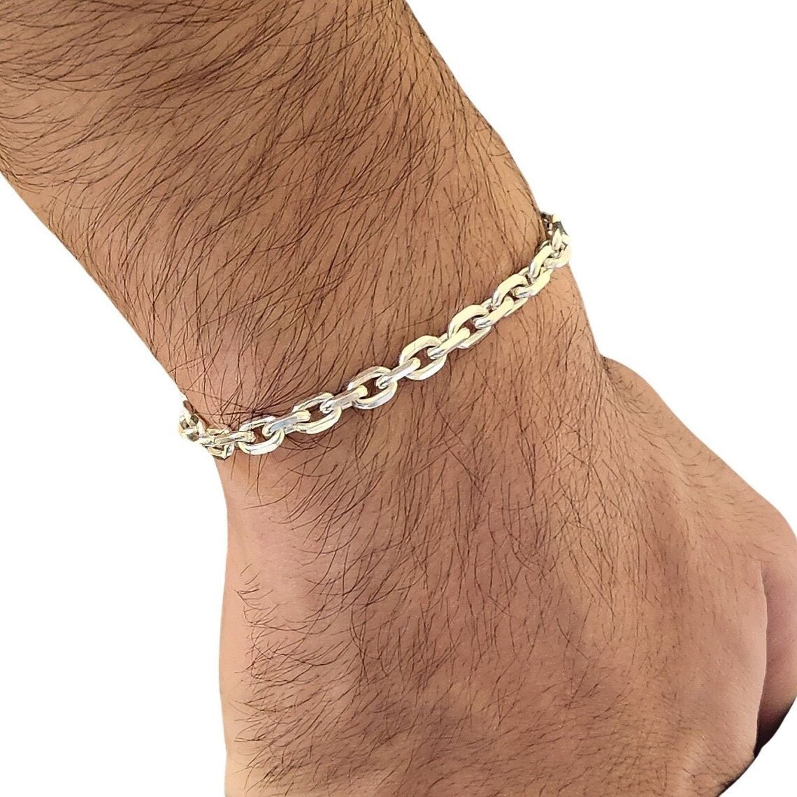 Forcet Versátil 3mm — Silver Bracelet 950 Adjustable (21cm) - nativosjewelry