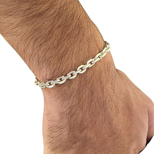 Forcet Versátil 3mm — Silver Bracelet 950 Adjustable (21cm) - nativosjewelry