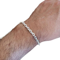 Thumbnail for Forcet Versátil 3mm — Silver Bracelet 950 Adjustable (21cm) - nativosjewelry