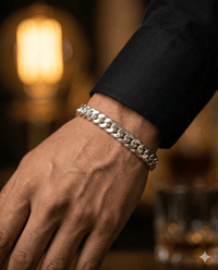 Thumbnail for Lomo Liderazgo 7mm — Silver Bracelet 950 (21cm) - nativosjewelry