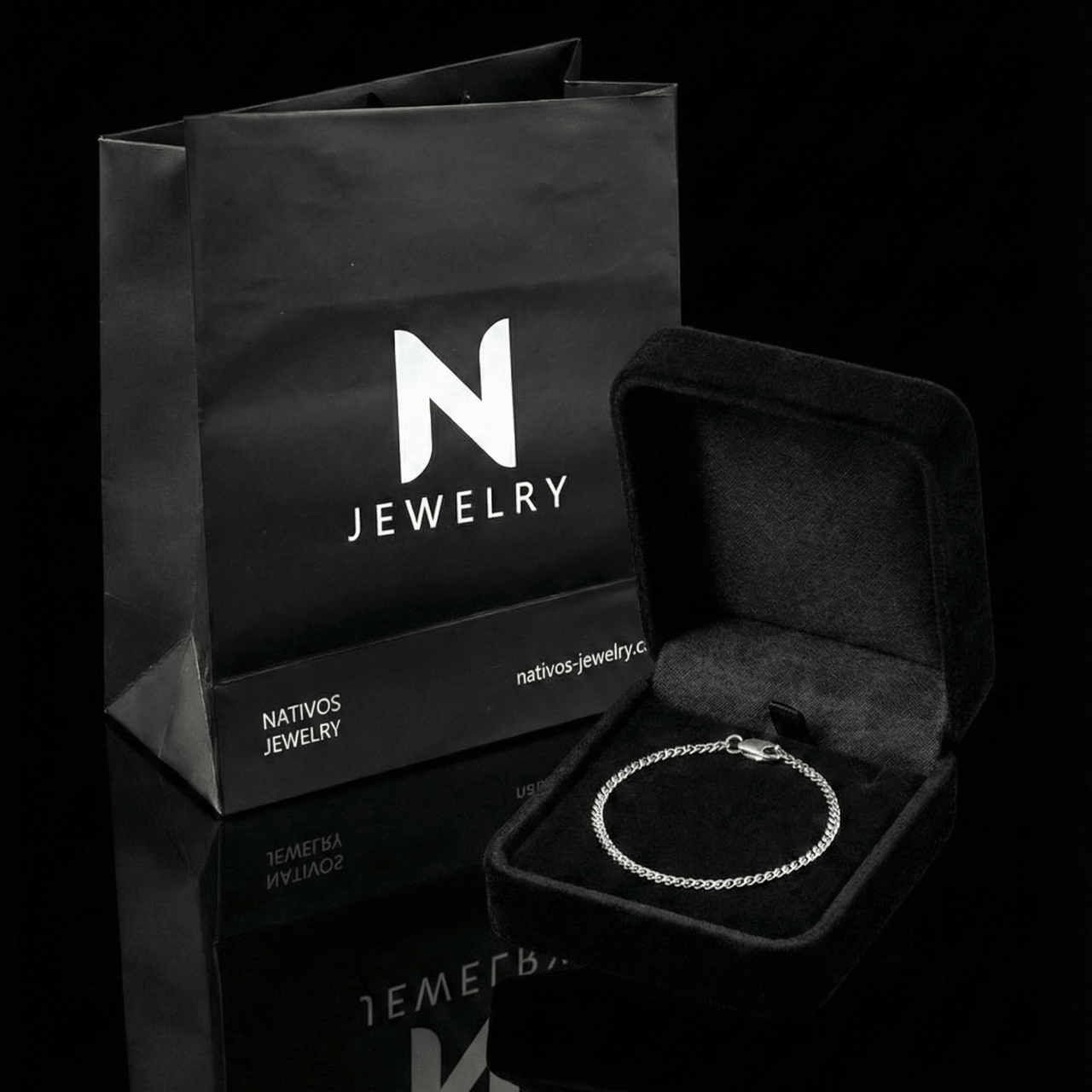 Microlomo Clean — Silver Bracelet 925 - nativosjewelry