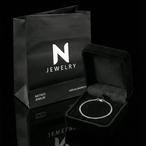 Microlomo Clean — Silver Bracelet 925 - nativosjewelry