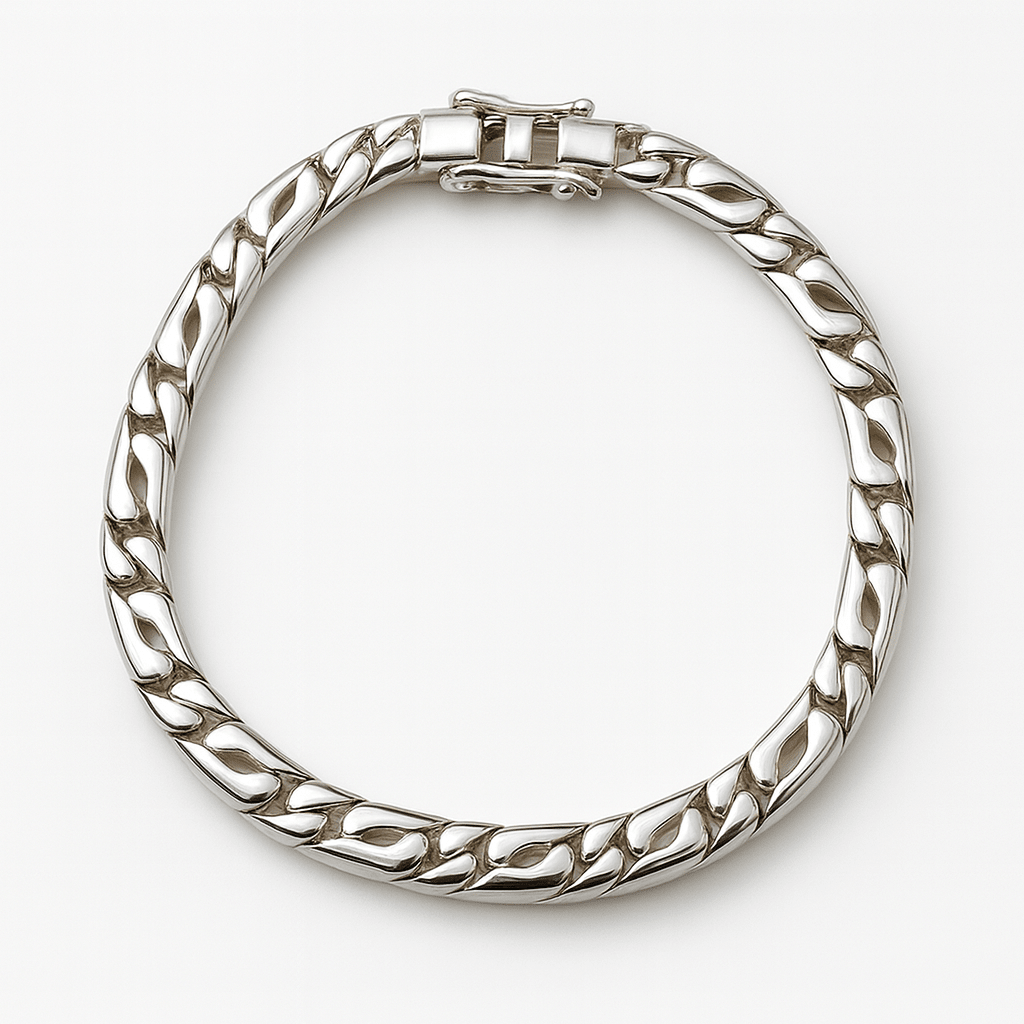 Mónaco Presencia 5mm — Silver Bracelet 950 - nativosjewelry