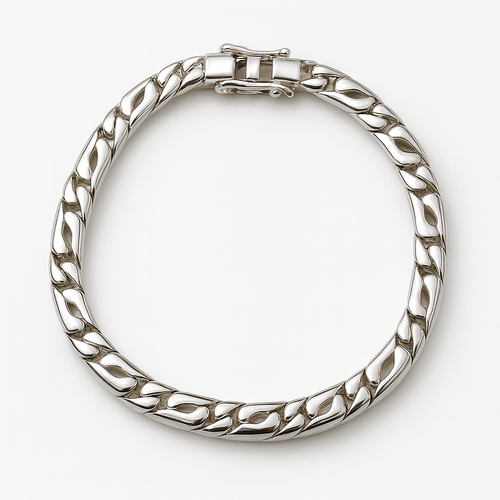 Mónaco Presencia 5mm — Silver Bracelet 950 - nativosjewelry