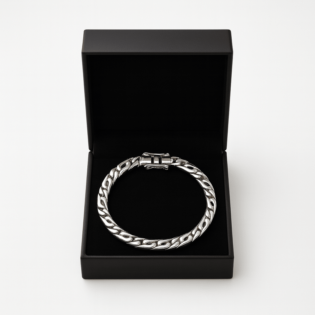 Mónaco Presencia 5mm — Silver Bracelet 950 - nativosjewelry