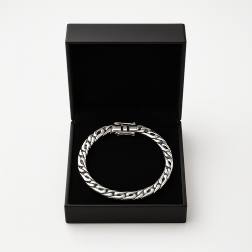 Mónaco Presencia 5mm — Silver Bracelet 950 - nativosjewelry