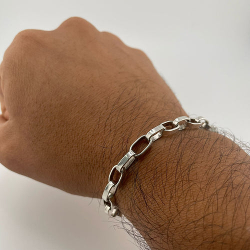 Pulsera de Plata ley 950 Rolo Oval - nativosjewelry