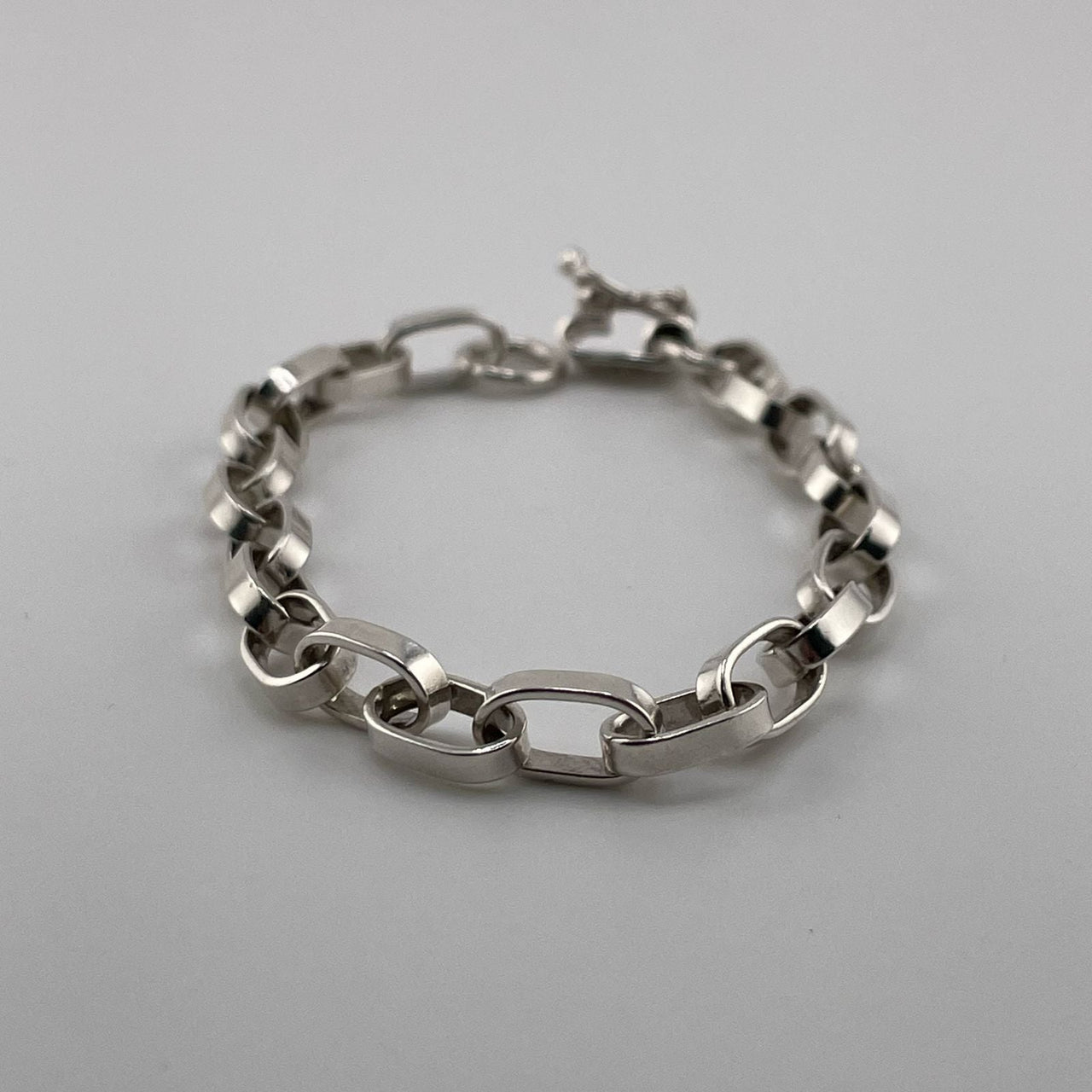 Pulsera de Plata ley 950 Rolo Oval - nativosjewelry