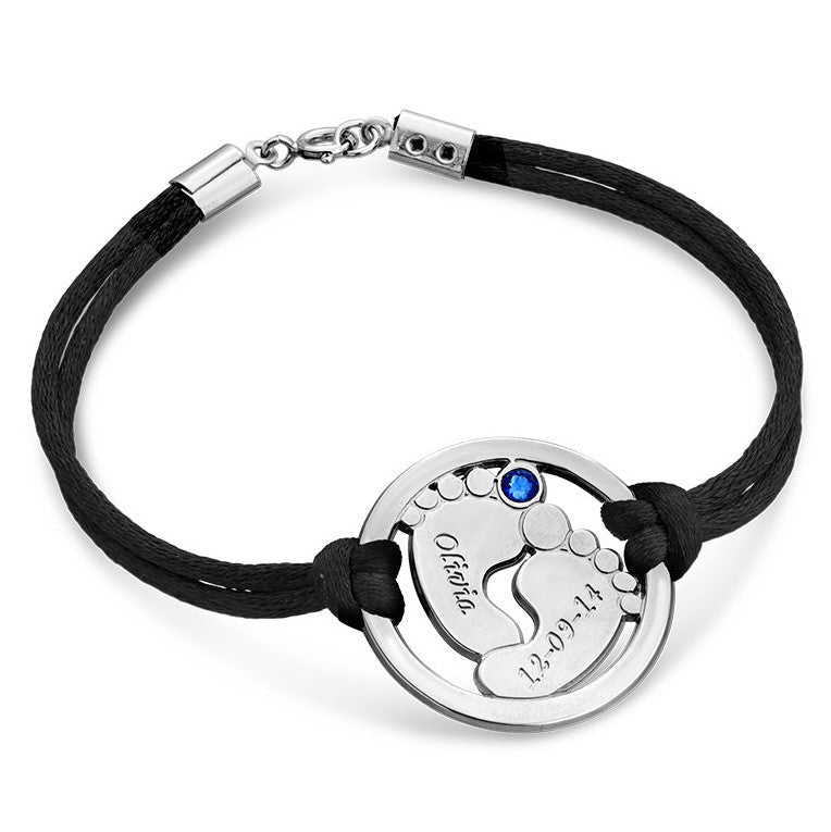Pulsera Piecitos de Plata 950 - nativosjewelry