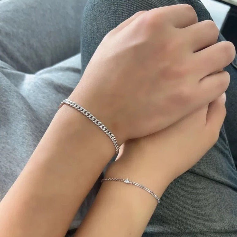 Pulseras para Parejas de Plata 950 - nativosjewelry