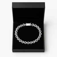 Thumbnail for Rolo Clásica 6mm — Silver Bracelet 950 (21cm) - nativosjewelry