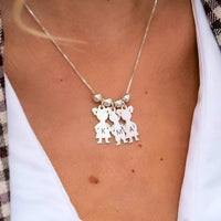 Thumbnail for Collar niños personalizado de Plata ley 950 - nativosjewelry