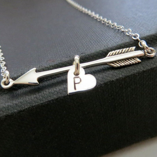 Corazón Flechado Plata Ley 950 - nativosjewelry