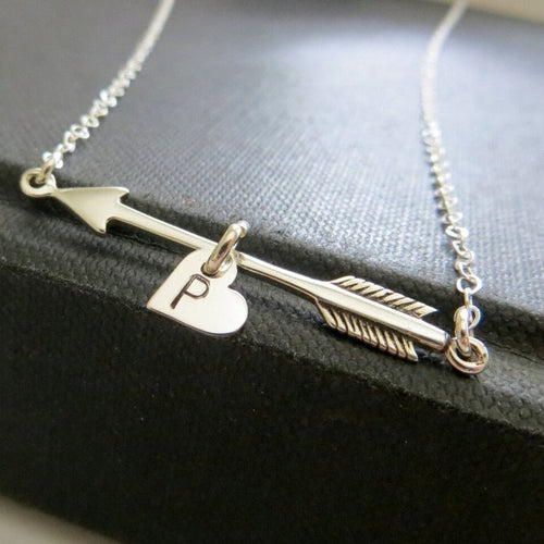 Corazón Flechado Plata Ley 950 - nativosjewelry