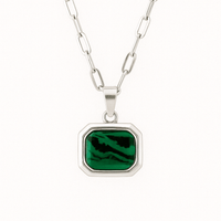 Thumbnail for Collar Tempus — Turquesa Natural Silver 950 - nativosjewelry