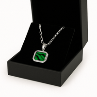 Thumbnail for Collar Tempus — Turquesa Natural Silver 950 - nativosjewelry