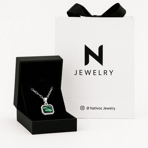 Collar Tempus — Turquesa Natural Silver 950 - nativosjewelry
