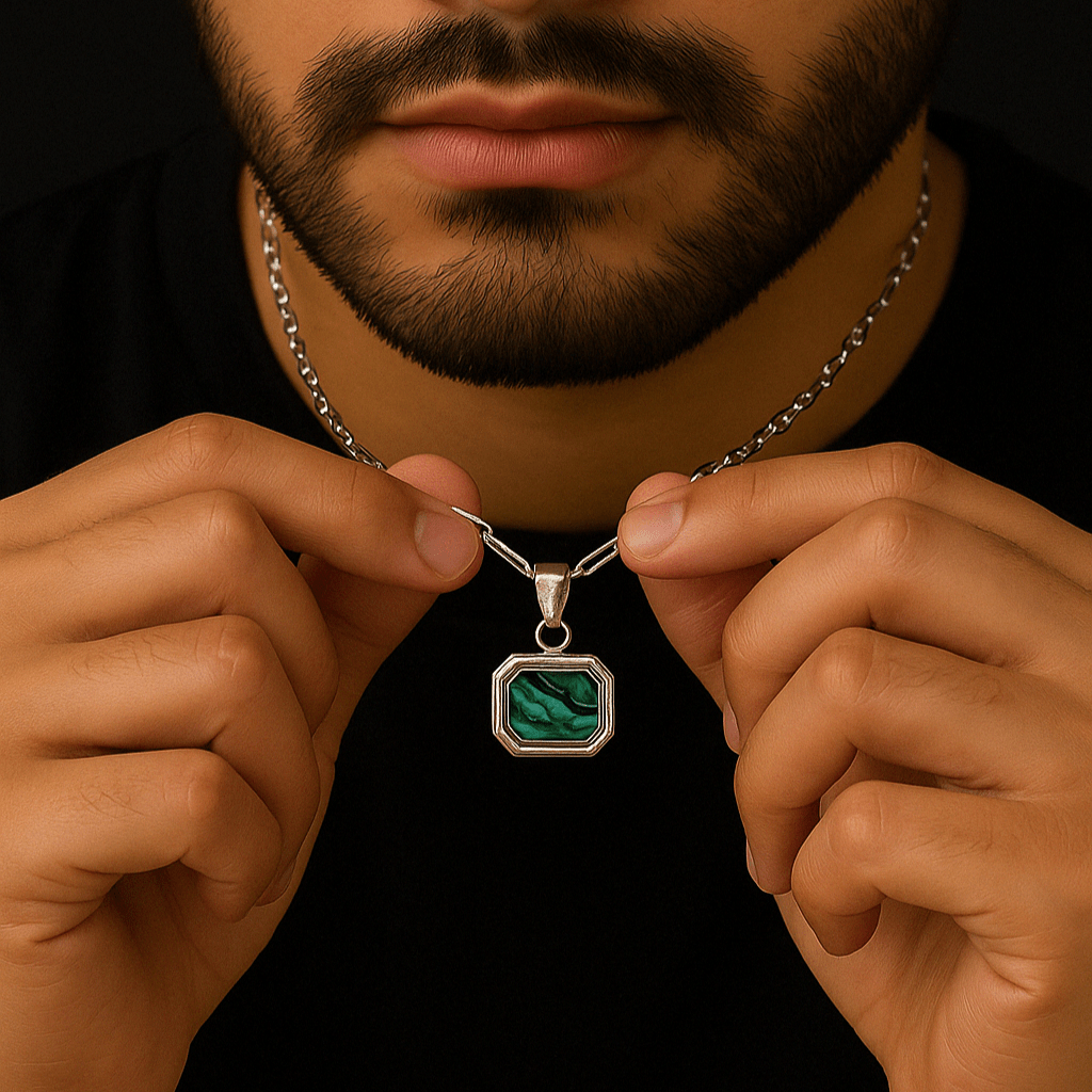 Collar Tempus — Turquesa Natural Silver 950 - nativosjewelry