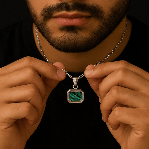 Collar Tempus — Turquesa Natural Silver 950 - nativosjewelry