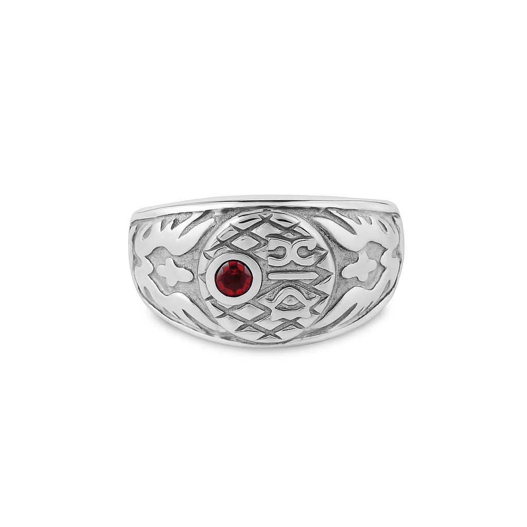 Eagle Rubi Ring - nativosjewelry
