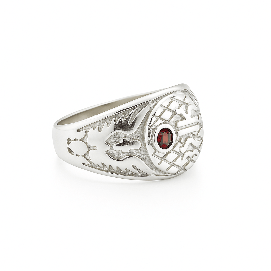 Eagle Rubi Ring - nativosjewelry
