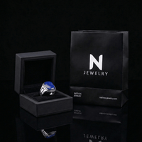 Thumbnail for Lapislázuli — Anillo Plata 950 - nativosjewelry