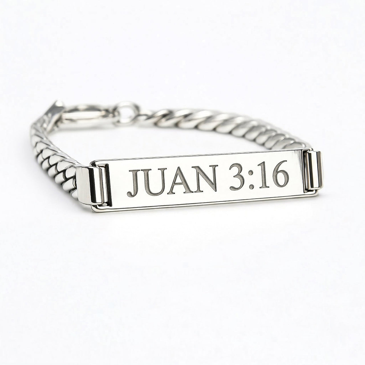 Esclava Identidad 5mm — Silver ID Bracelet 950 (20cm) - nativosjewelry
