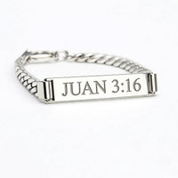 Thumbnail for Esclava Identidad 5mm — Silver ID Bracelet 950 (20cm) - nativosjewelry