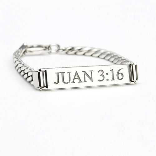 Esclava Identidad 5mm — Silver ID Bracelet 950 (20cm) - nativosjewelry