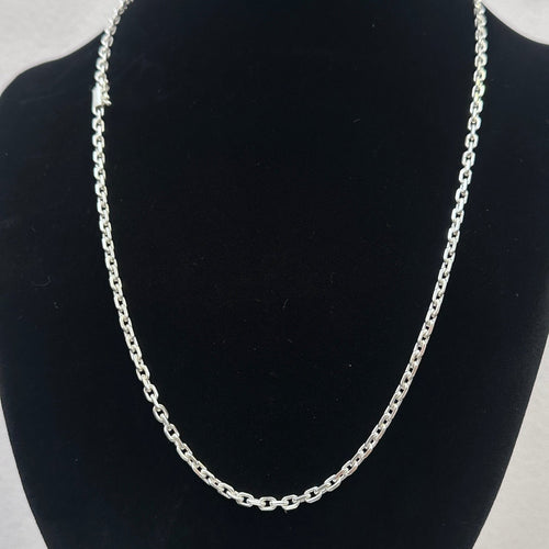 Cadena Forcet de Plata 950 para Hombre 3mm - nativosjewelry