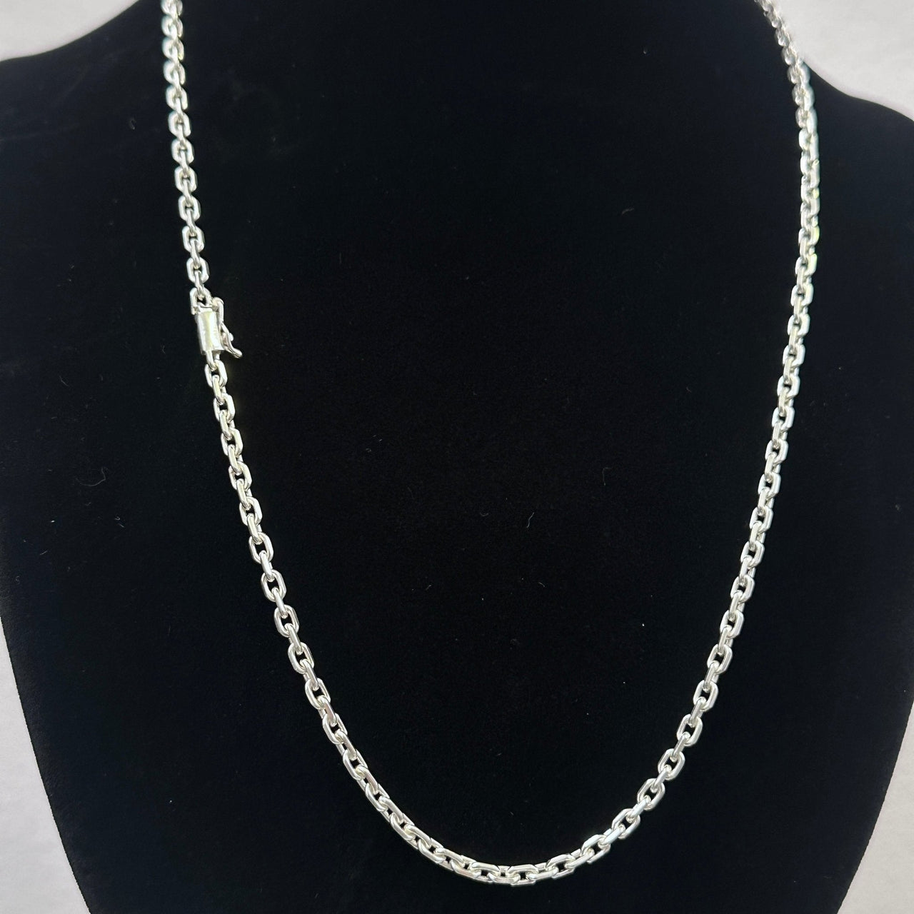Cadena Forcet de Plata 950 para Hombre 3mm - nativosjewelry