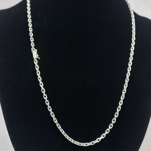 Cadena Forcet de Plata 950 para Hombre 3mm - nativosjewelry