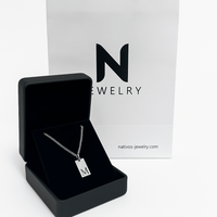 Thumbnail for Microlomo con Placa Inicial — Plata 925 & 950 - nativosjewelry