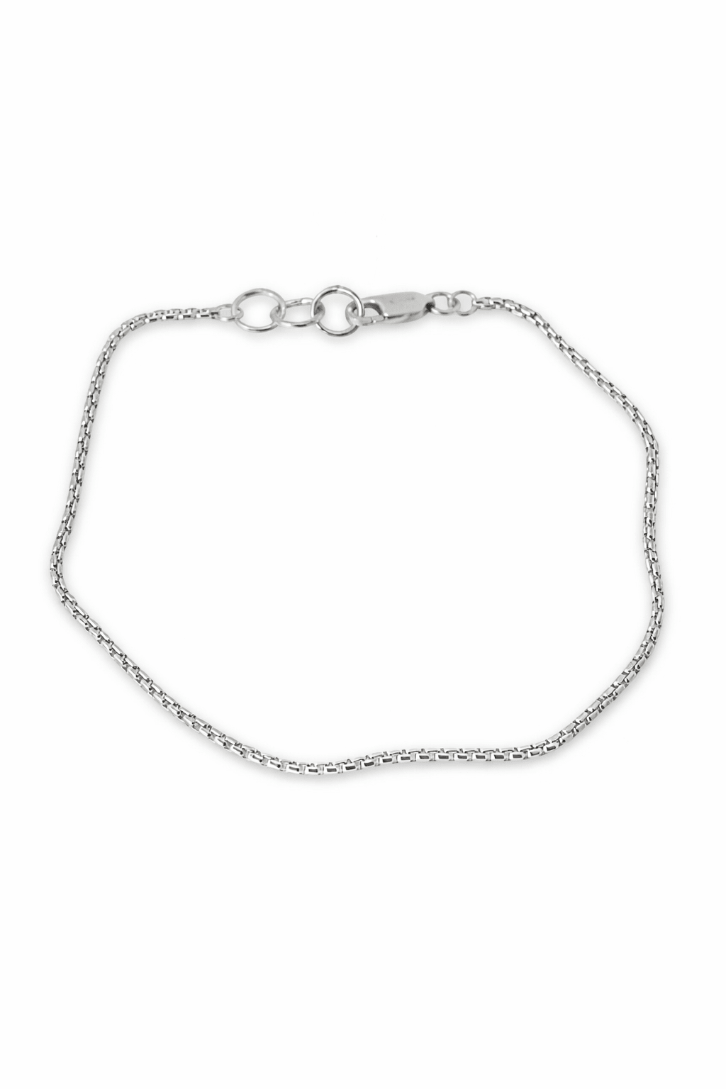 Box Minimal 925 — Silver Box Bracelet Adjustable - nativosjewelry