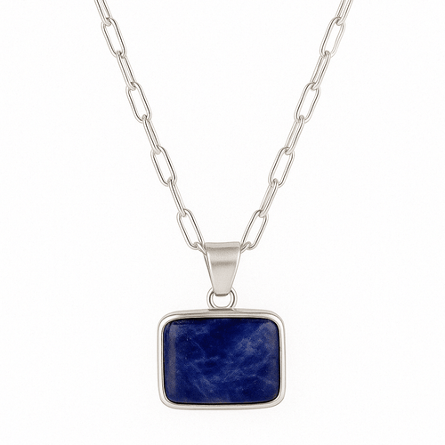 EGEO Legacy — LapisLazuli Necklace Silver 950 - nativosjewelry